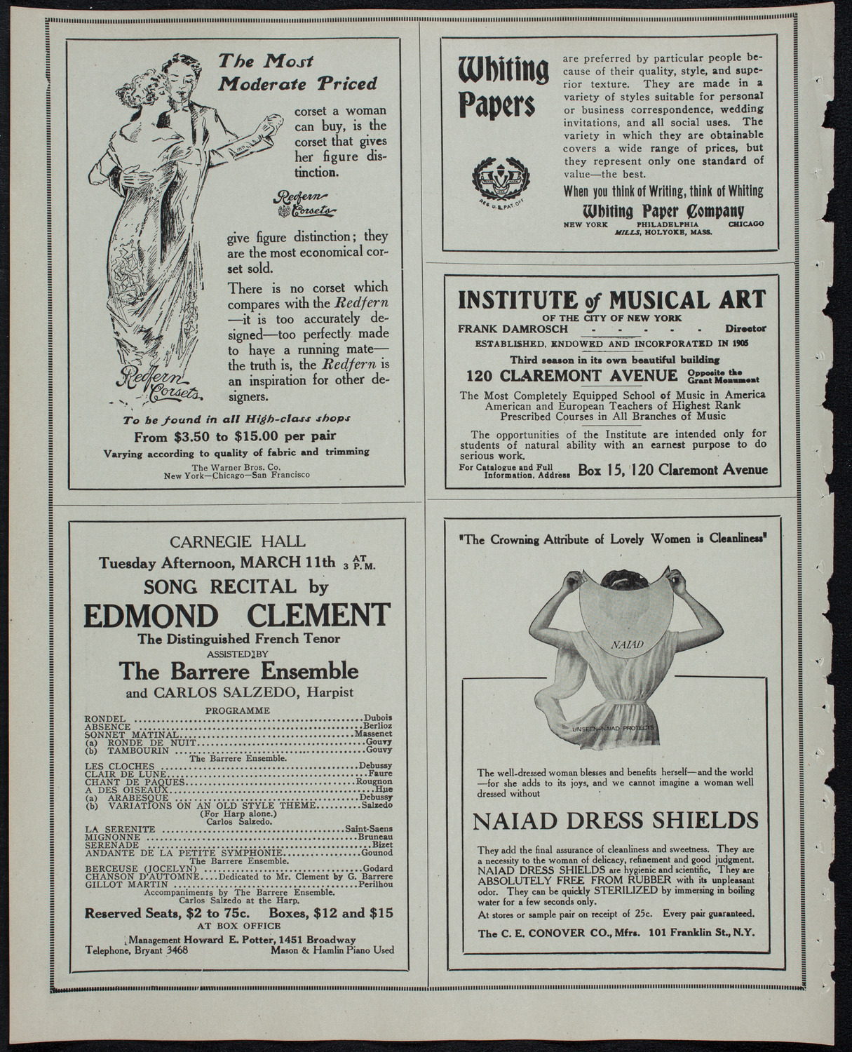 Symphony Concert for Young People, March 1, 1913, program page 2