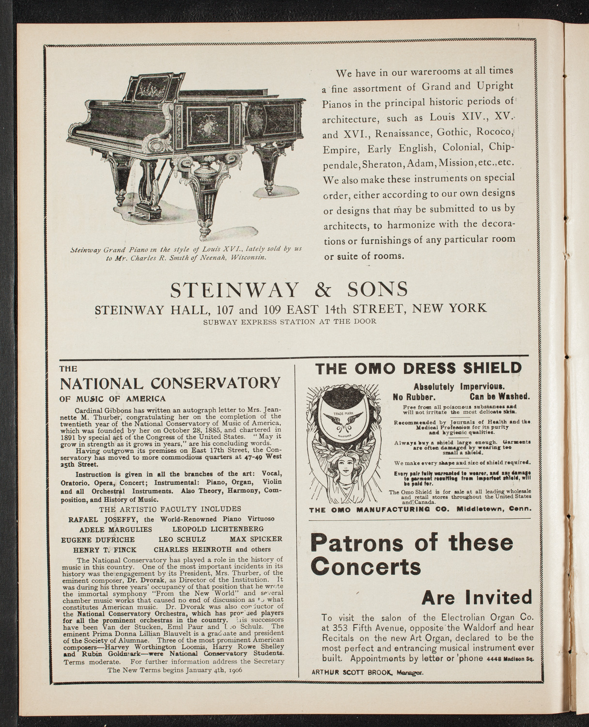 New York Symphony Orchestra, December 17, 1905, program page 4