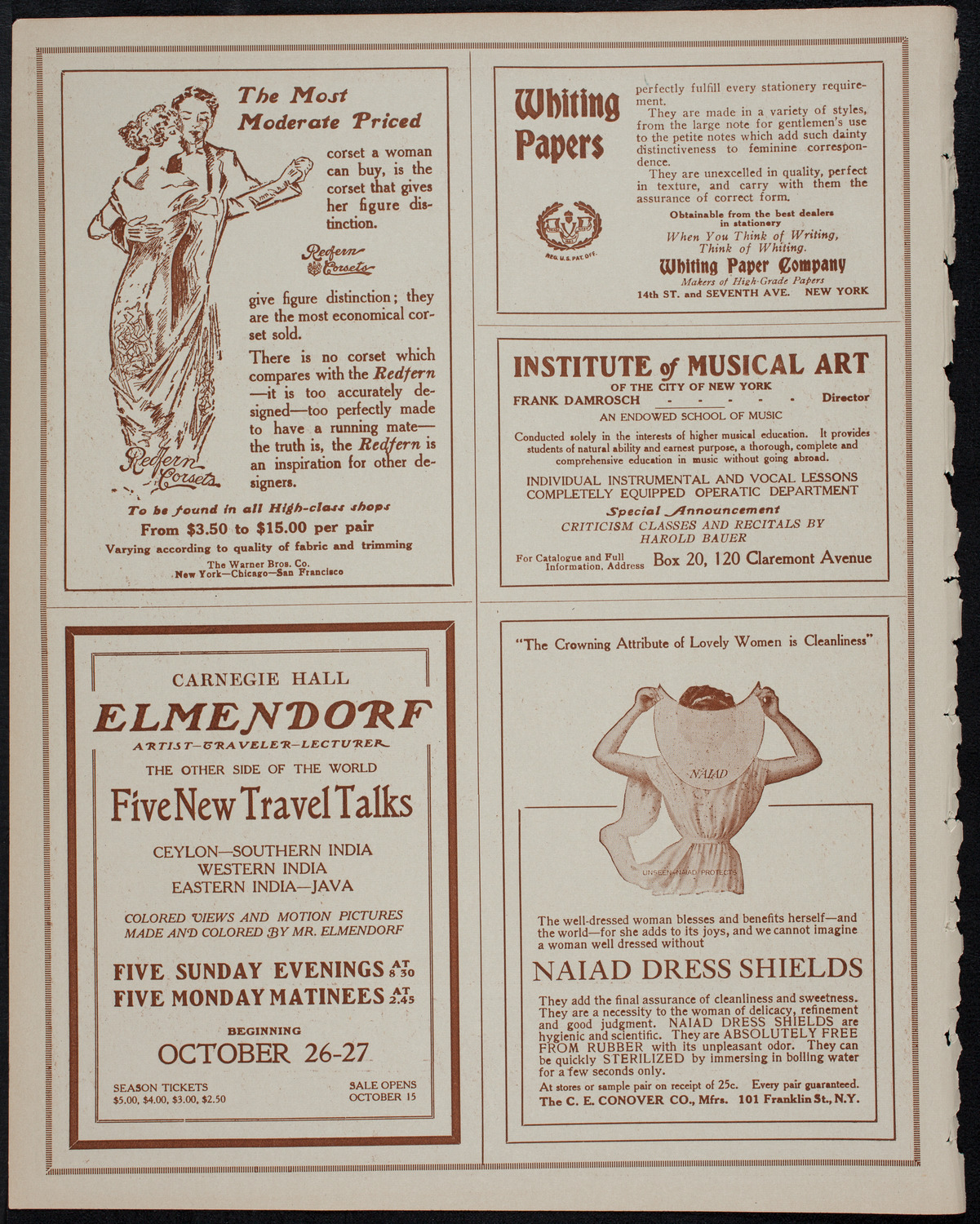 Verdi Centenary Festival, October 19, 1913, program page 2