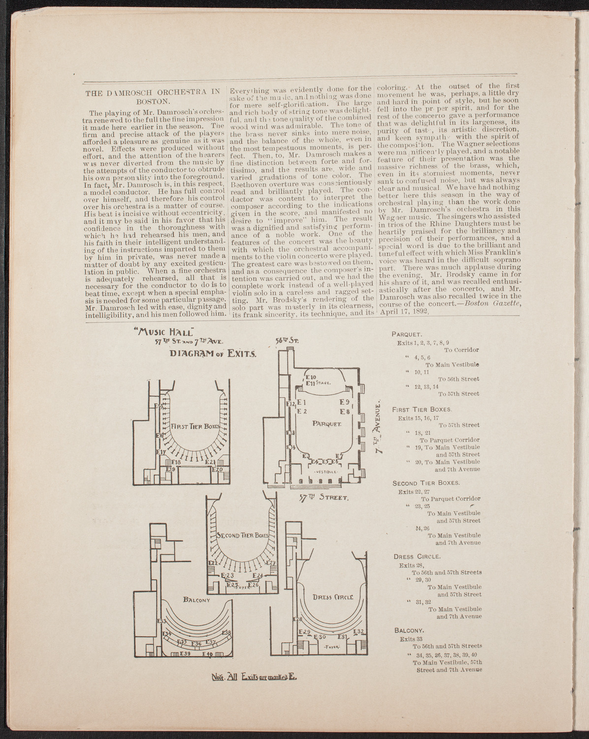 Benefit: Crippled Children at Post Graduate Hospital, April 21, 1892, program page 10