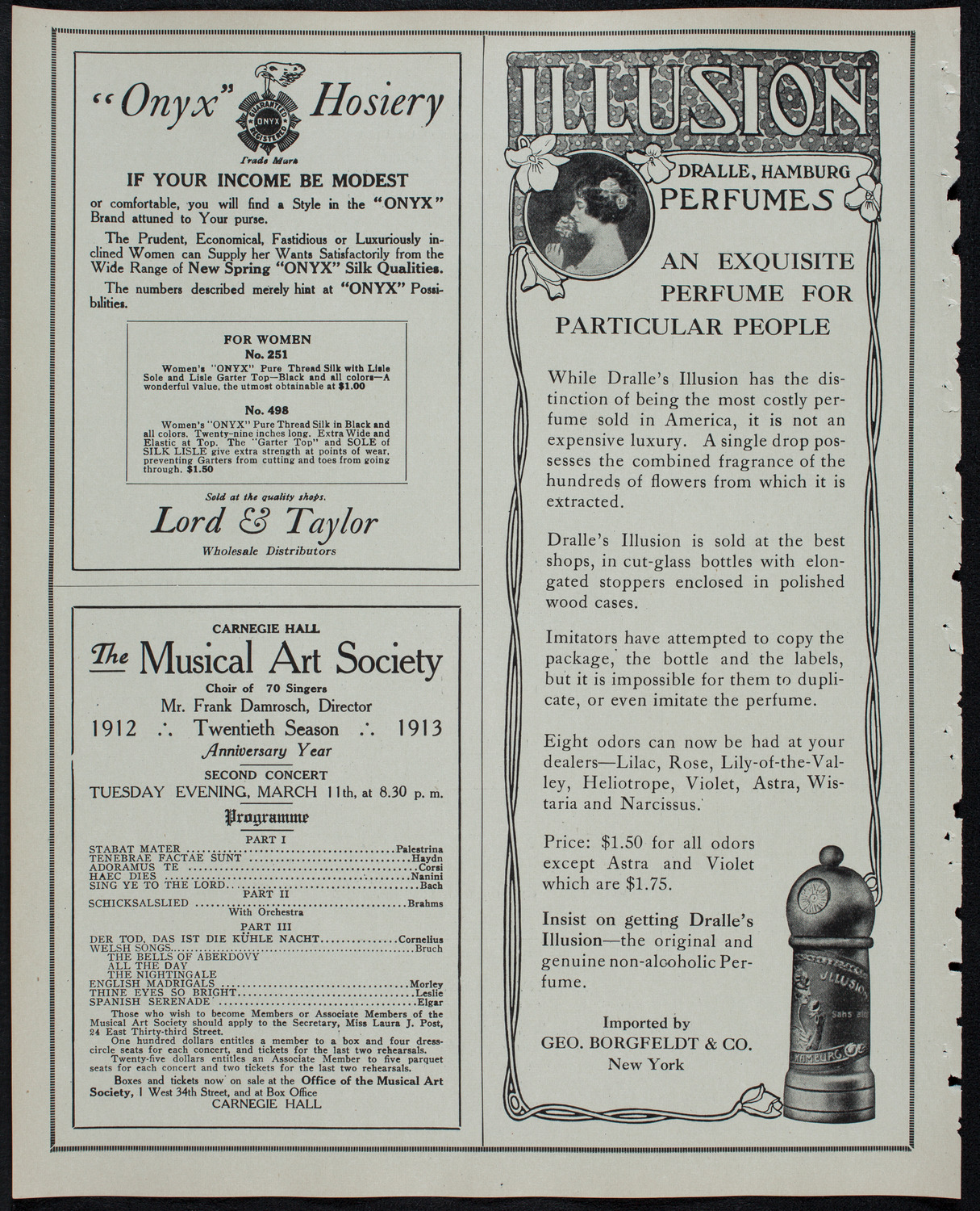 Clara Butt and Kennerley Rumford, March 3, 1913, program page 8