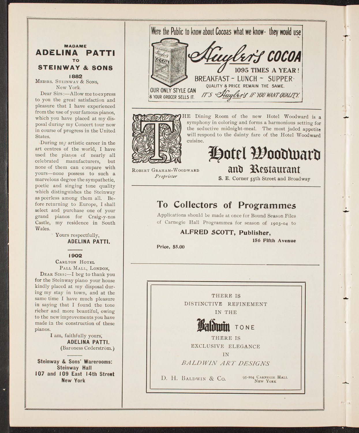 Graduation: New York Law School, June 16, 1904, program page 4