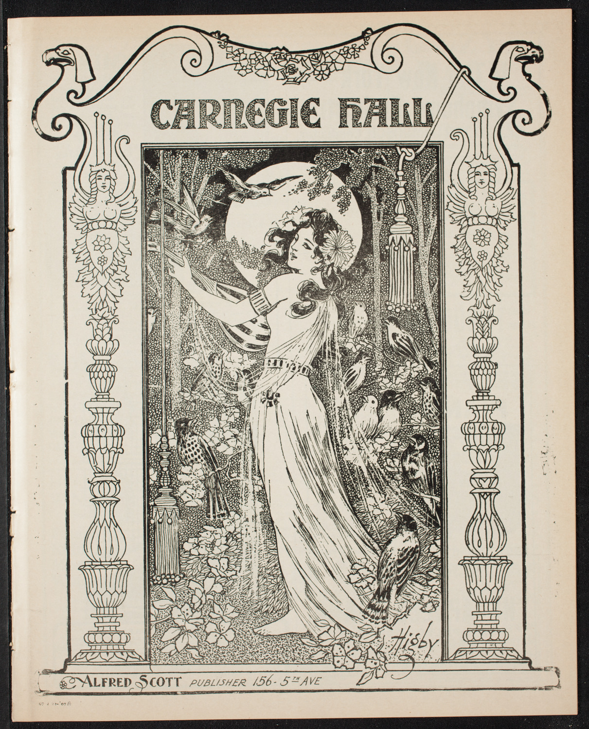 Elmendorf Lecture: Scotland, February 21, 1907, program page 1