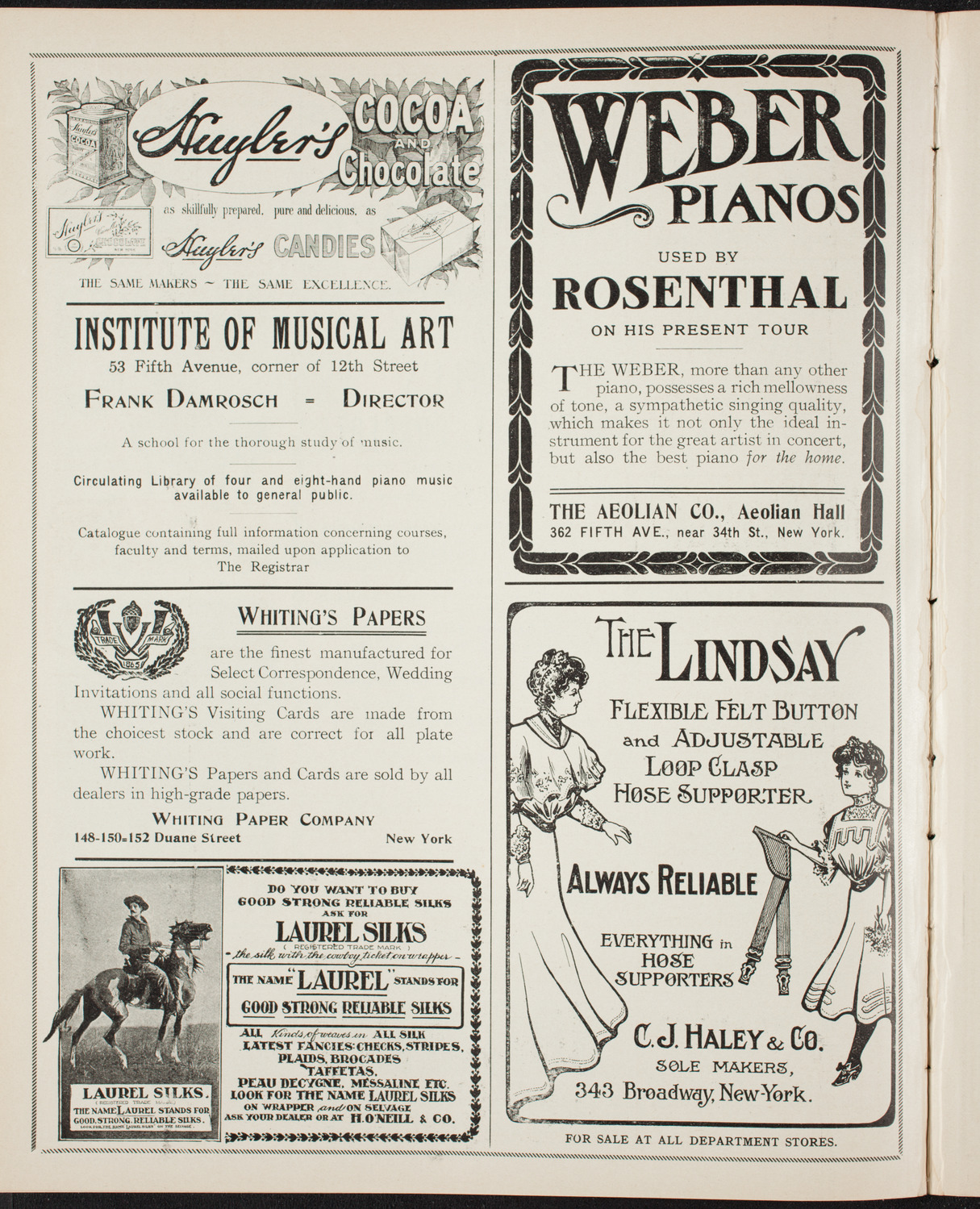 People's Symphony Concert, December 28, 1906, program page 6