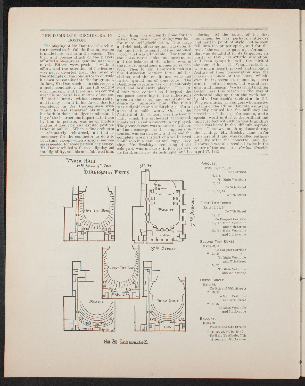 Anna Luella Kelly, April 22, 1892, program page 10