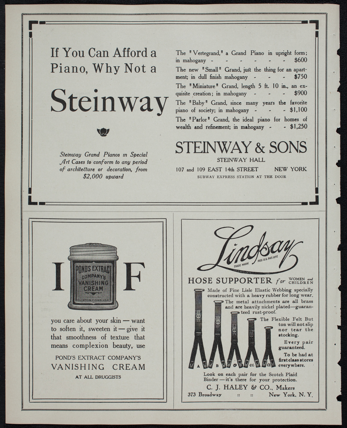 New York Philharmonic, February 2, 1913, program page 4