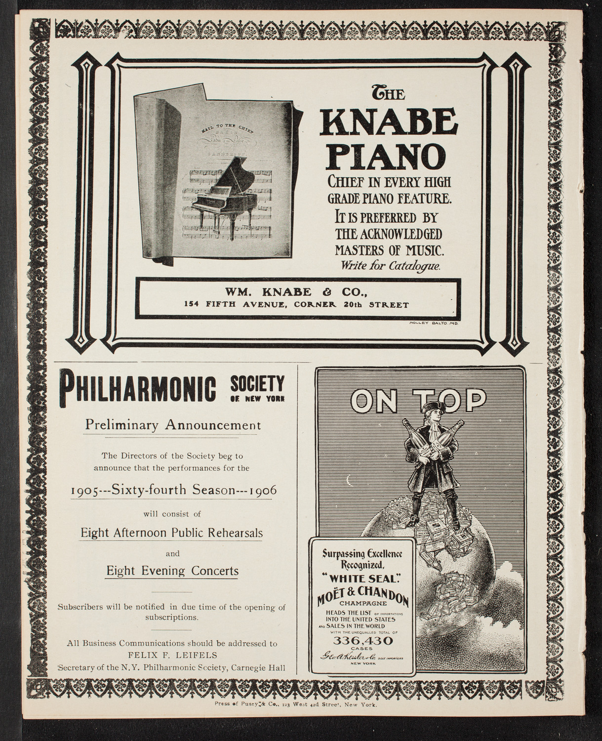 Burton Holmes Travelogue: Japan, April 16, 1905, program page 12