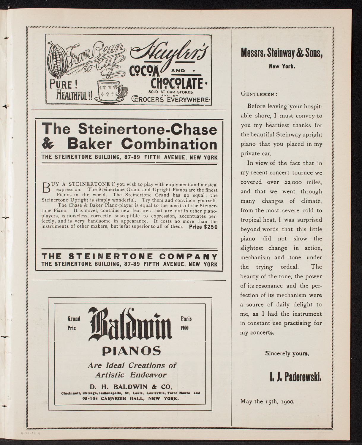 Graduation: College of Pharmacy of the City of New York, April 24, 1902, program page 7