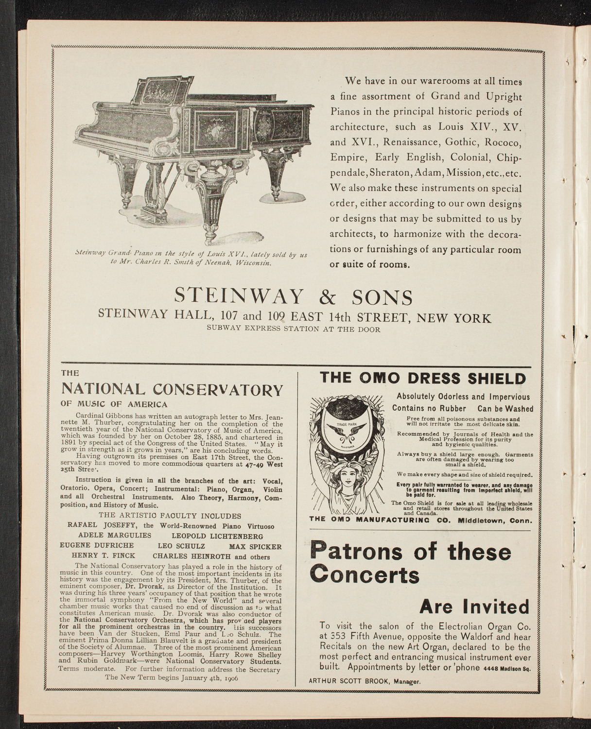 New York Symphony Orchestra, February 6, 1906, program page 4