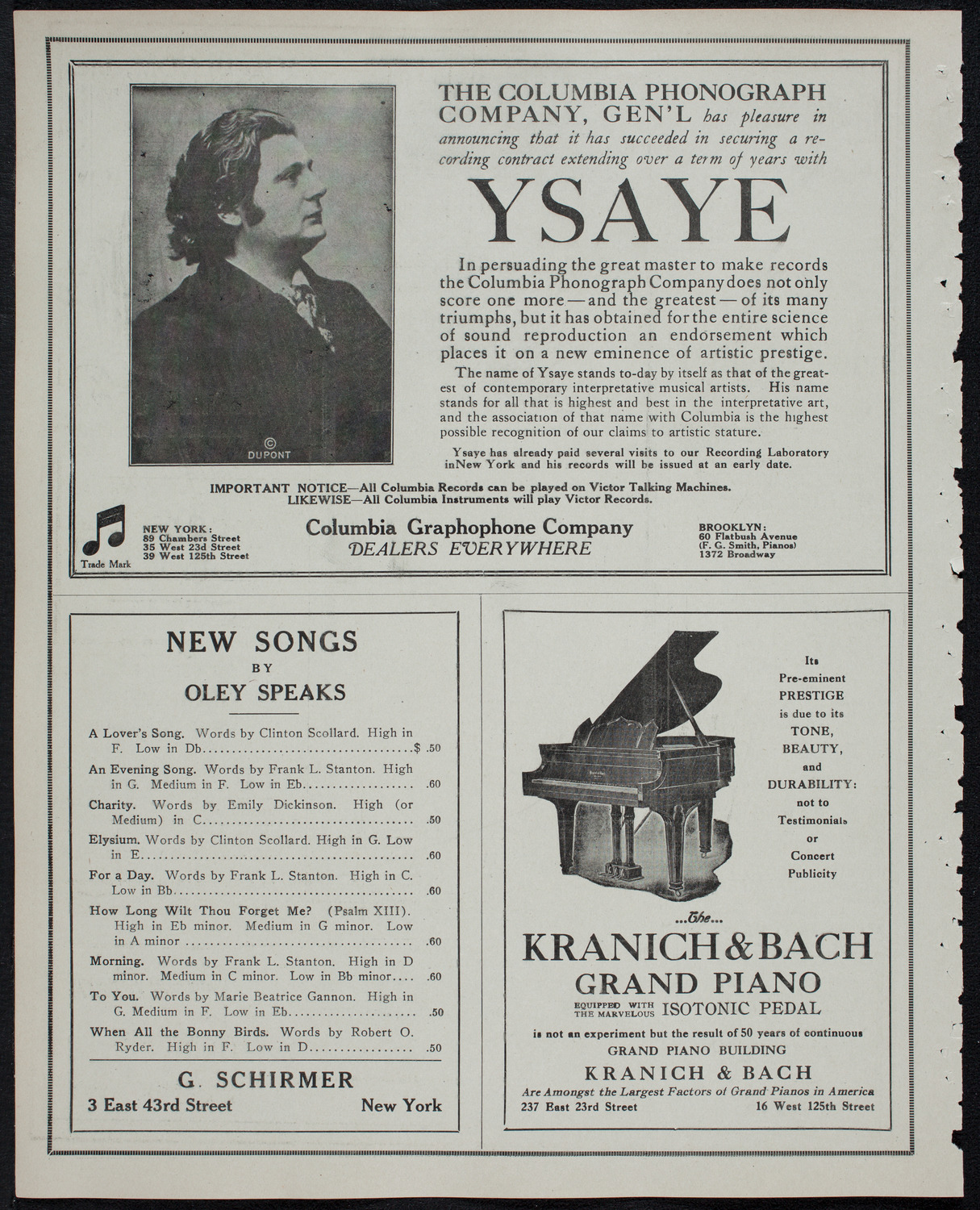 Minneapolis Symphony Orchestra, February 21, 1913, program page 6