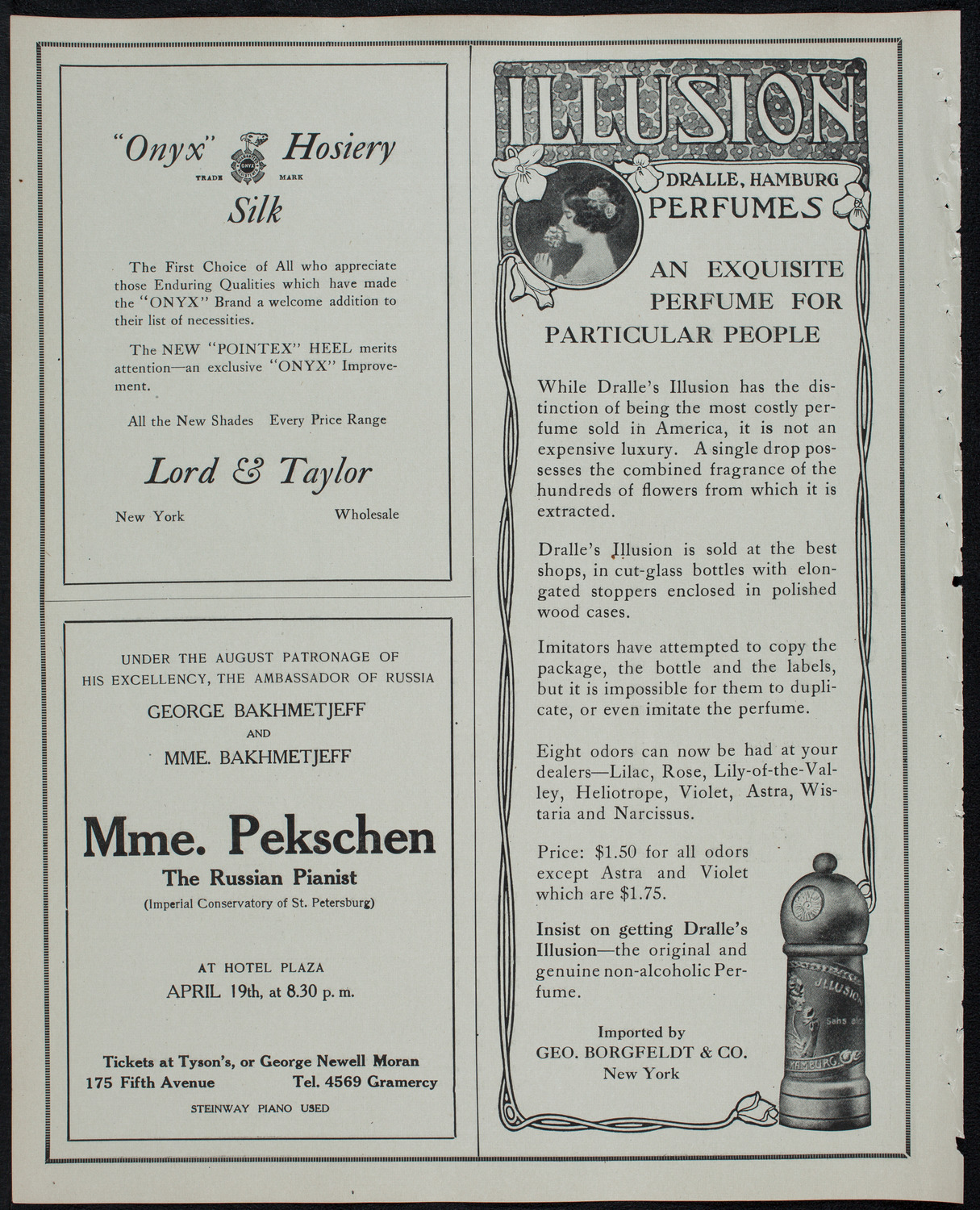 Ernest Schelling, Piano, March 26, 1913, program page 8