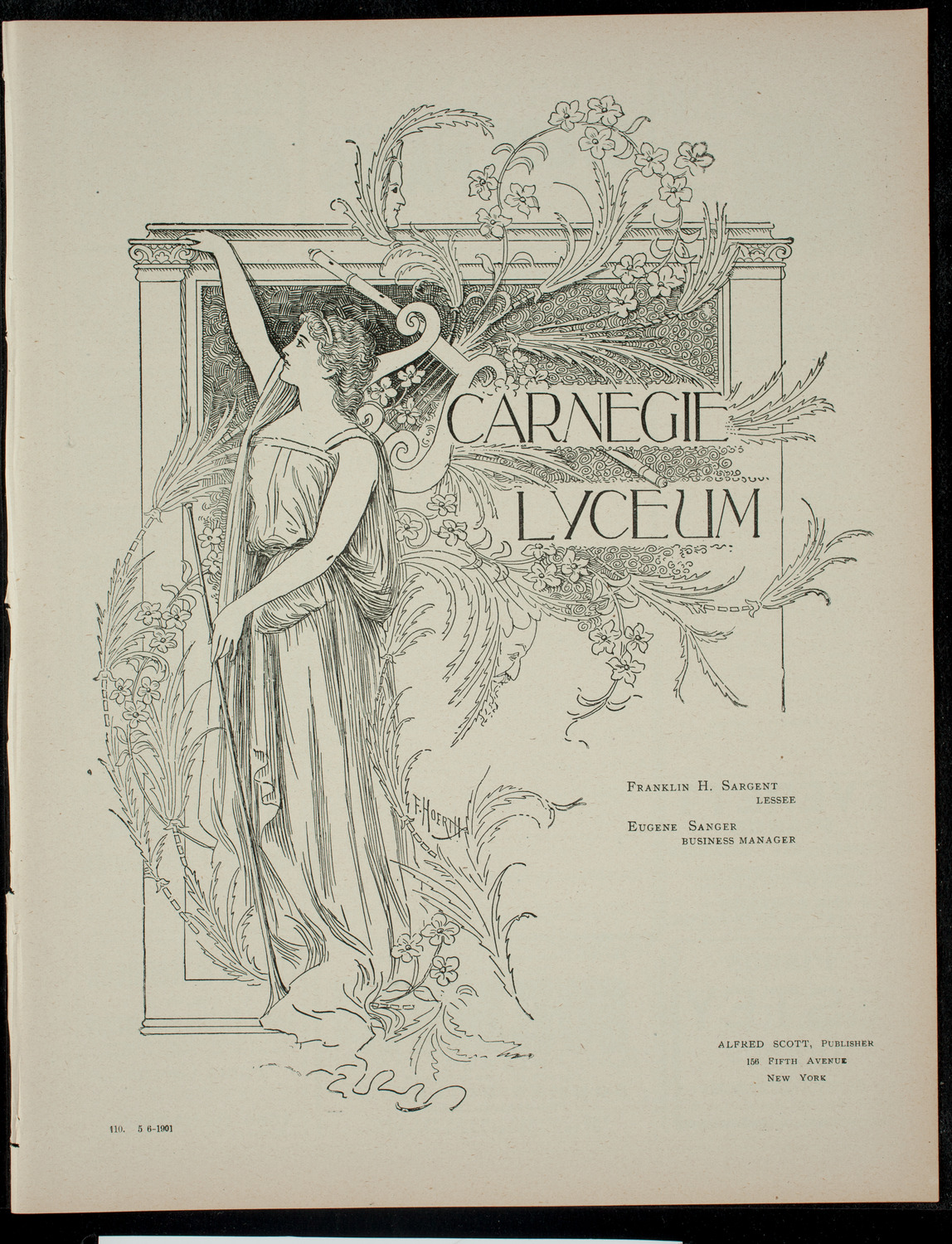 The Theodore Drury Opera Company, May 6, 1901, program page 1