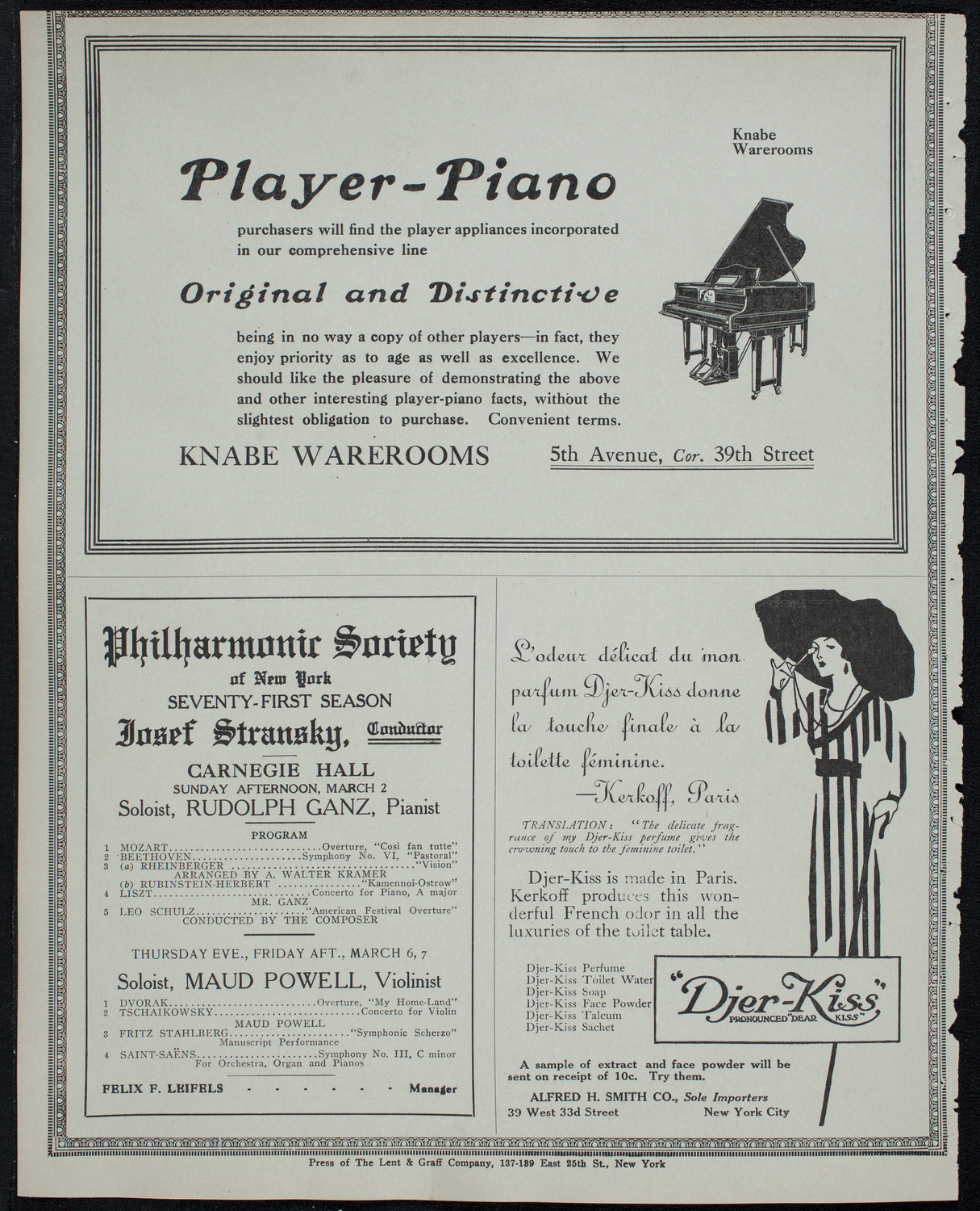 Symphony Concert for Young People, March 1, 1913, program page 12
