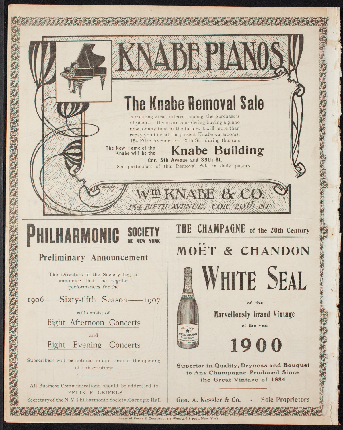 Graduation: College of the City of New York, June 21, 1906, program page 12