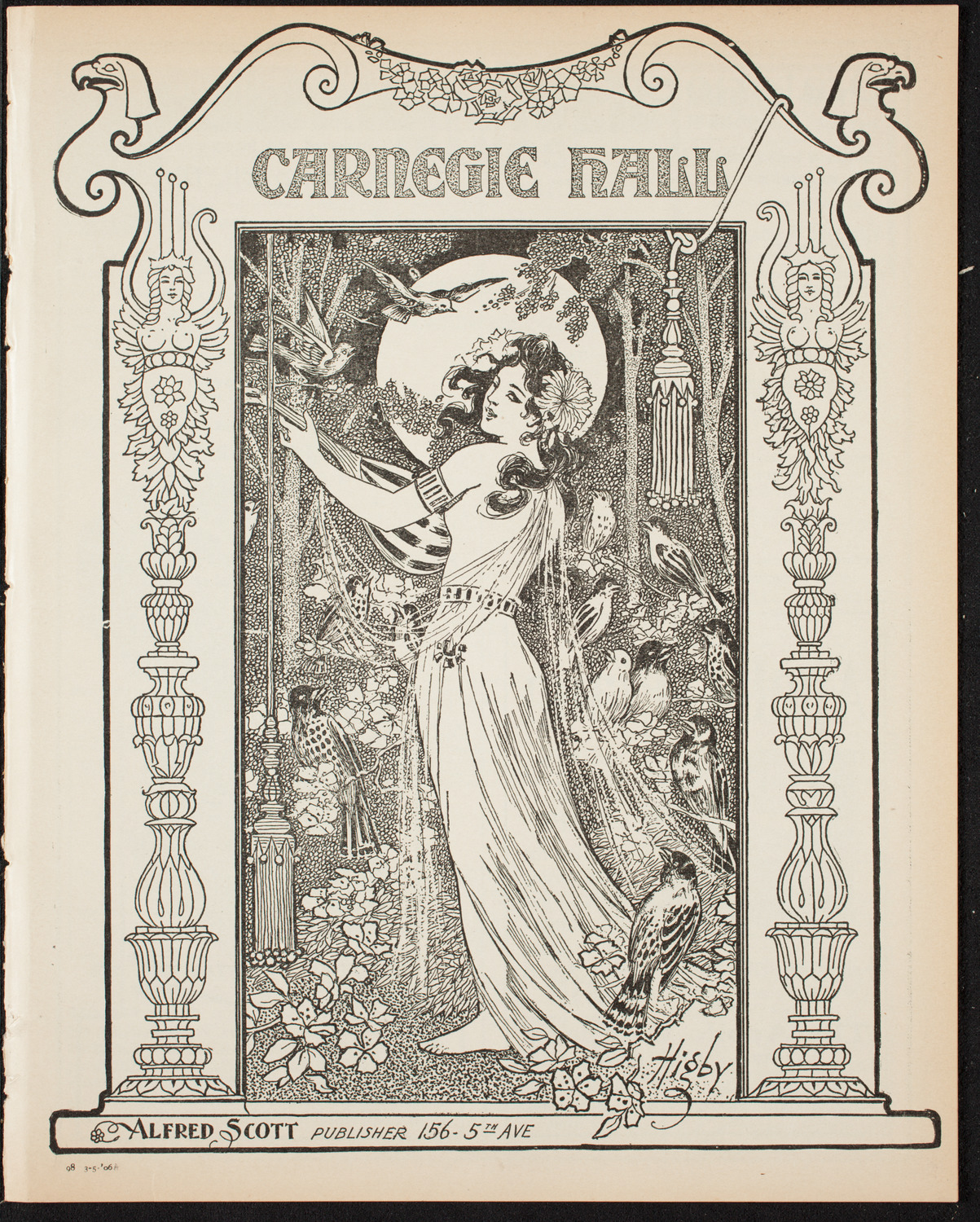 Elmendorf Lecture: The Rhine, March 5, 1906, program page 1