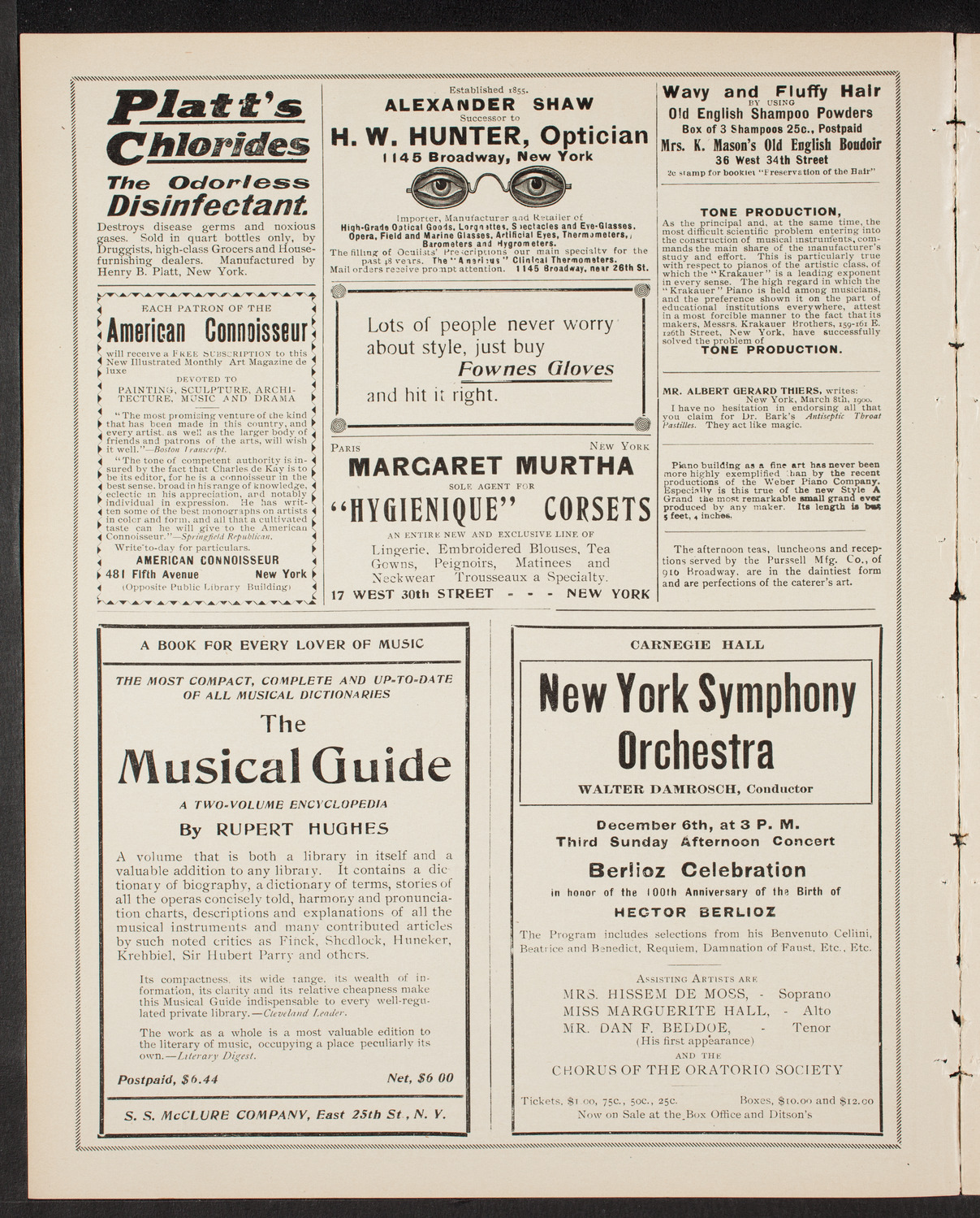 New York Philharmonic, December 4, 1903, program page 2