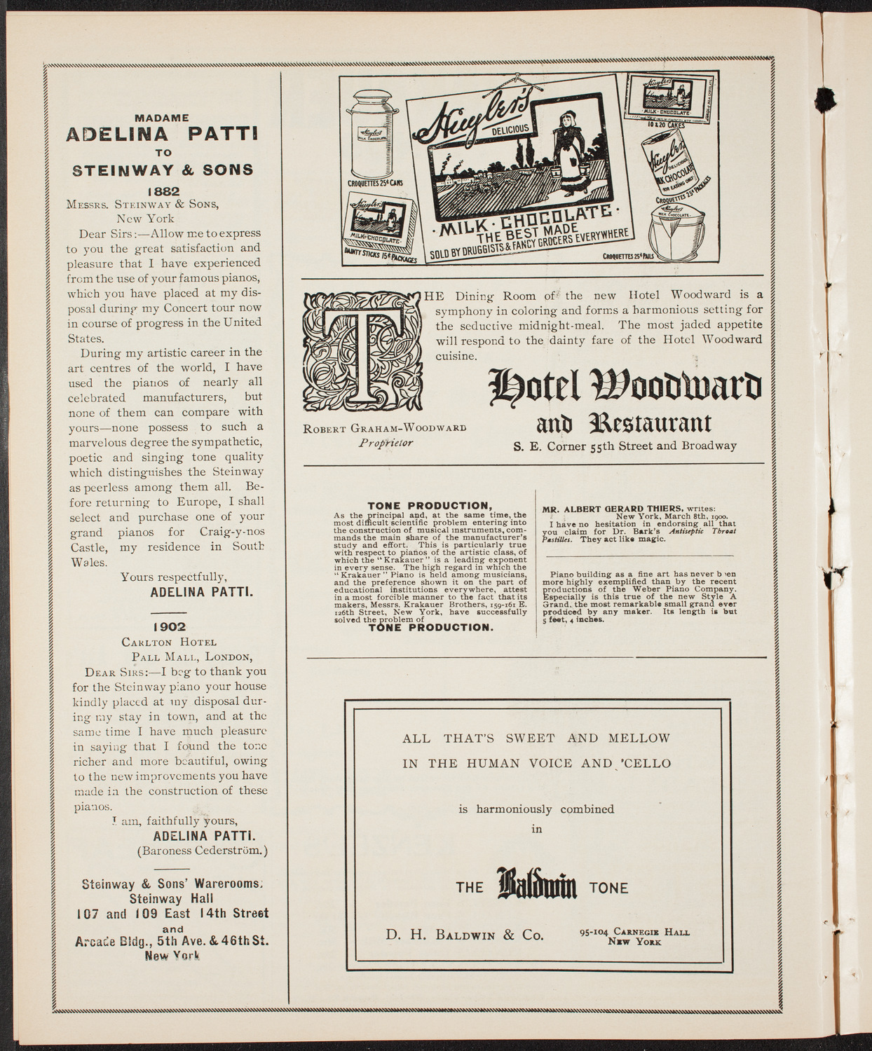 Ferruccio Busoni, Piano, February 13, 1904, program page 4