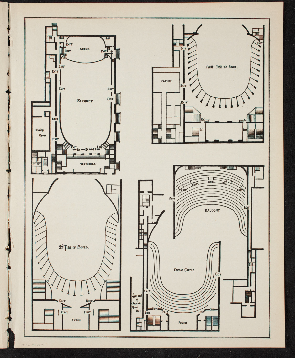 Josef Hofmann, Piano, and Fritz Kreisler, Violin, February 12, 1905, program page 11