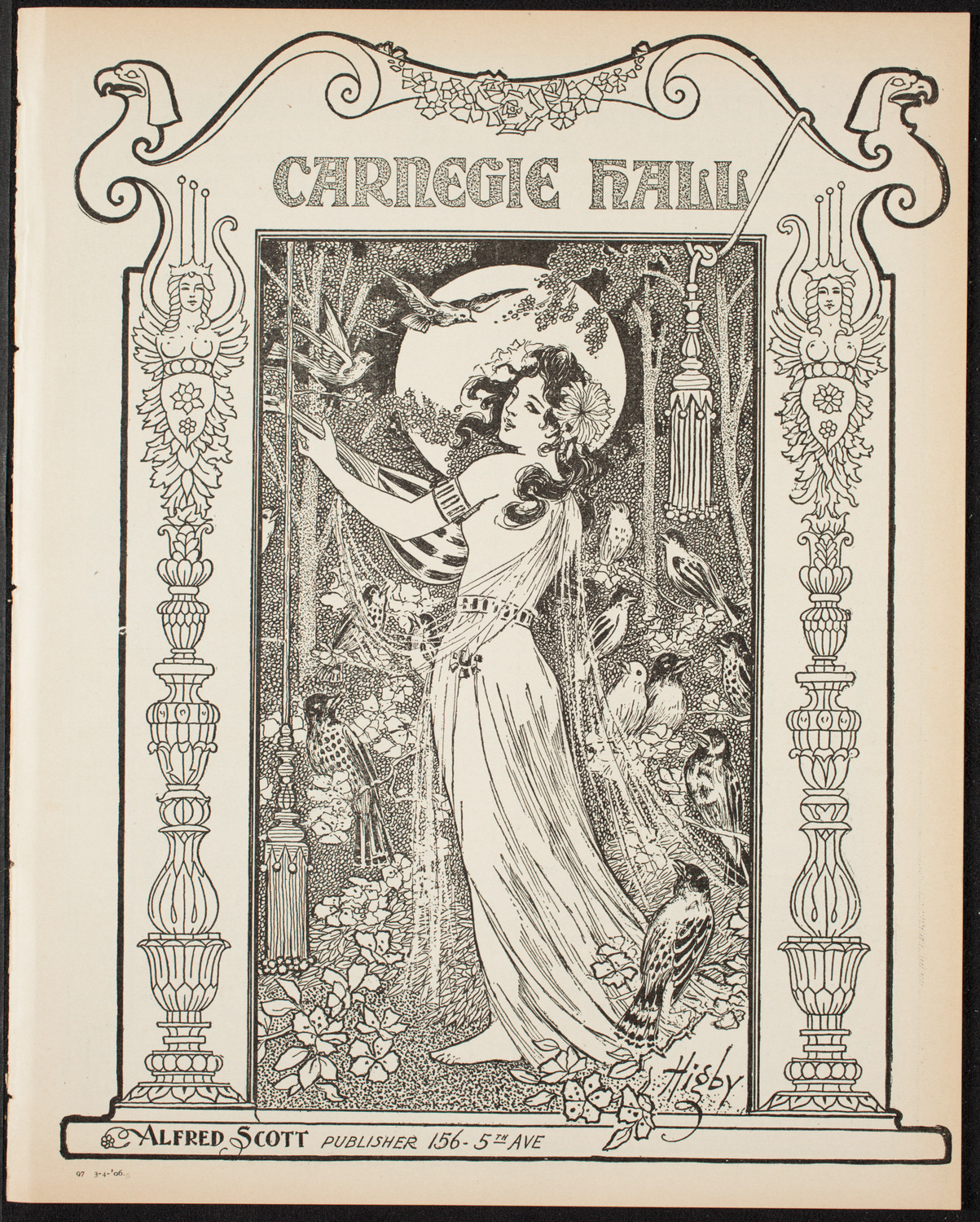 Elmendorf Lecture: Egypt, March 4, 1906, program page 1