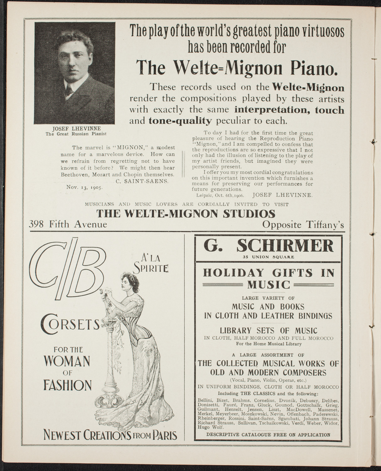 New York Philharmonic, December 21, 1906, program page 8