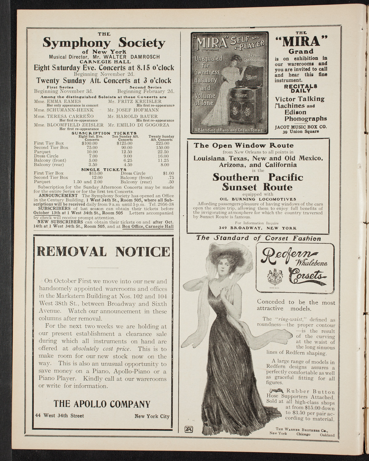 David Bispham, Baritone, October 13, 1907, program page 2