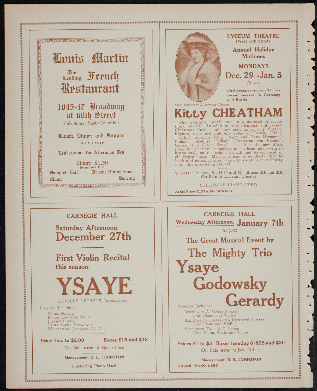 Symphony Concert for Young People, December 20, 1913, program page 8