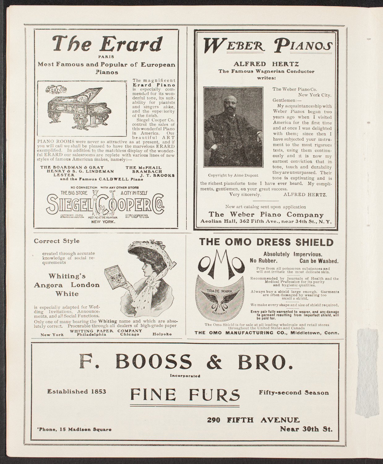 Graduation: Packard Commerical School, May 22, 1905, program page 6