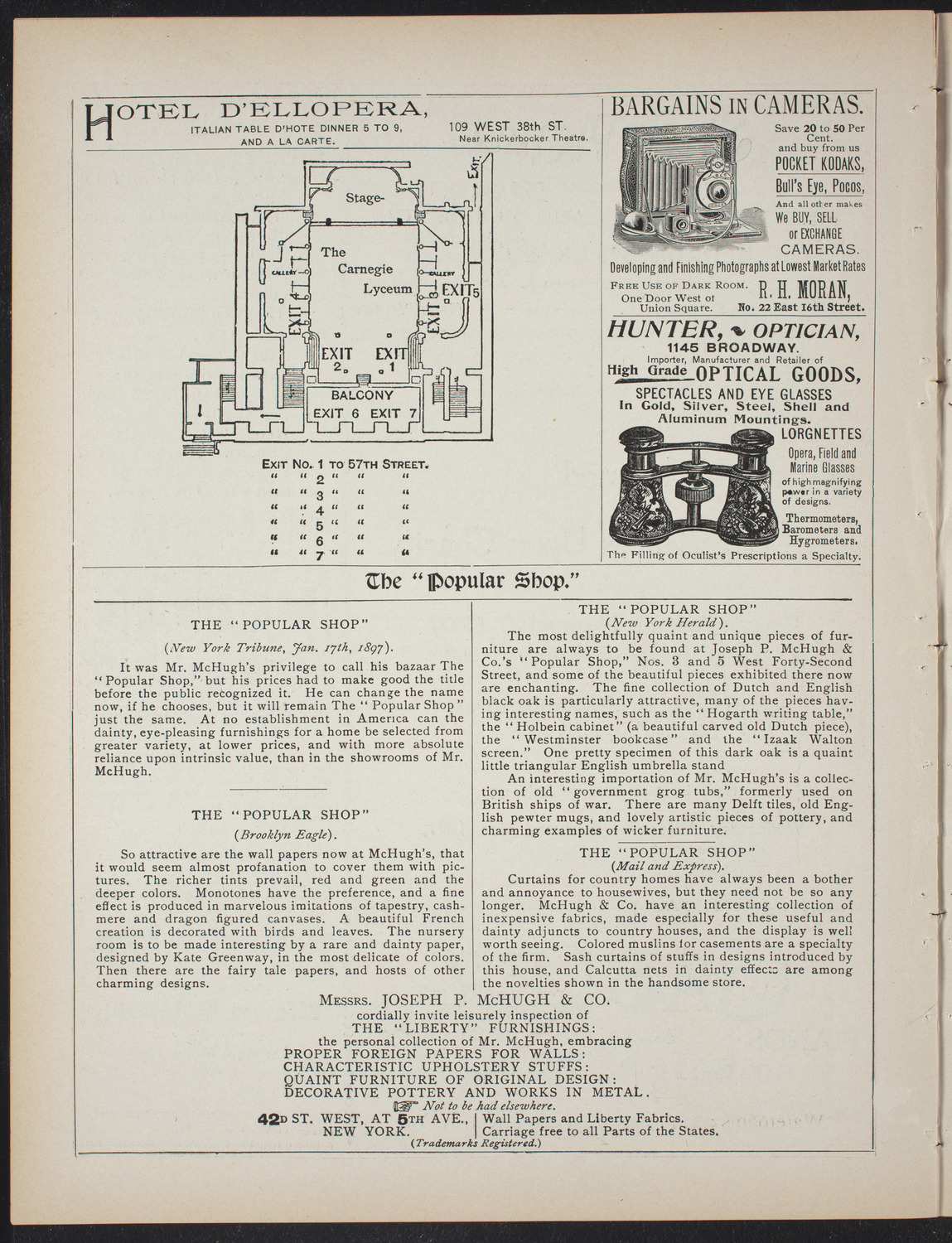 Lecture Series: Sociology in its Practical Aspects, February 17, 1897, program page 6