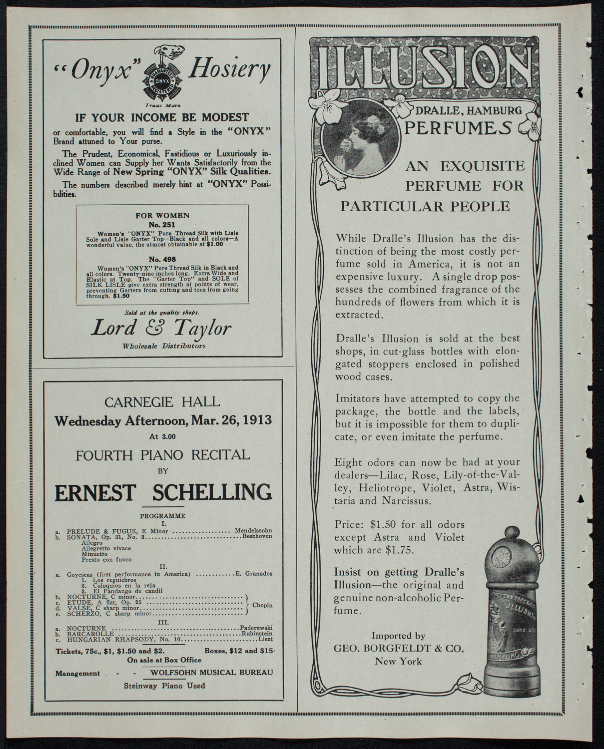 Morris Rosenfeld Jubilee Concert, March 8, 1913, program page 8