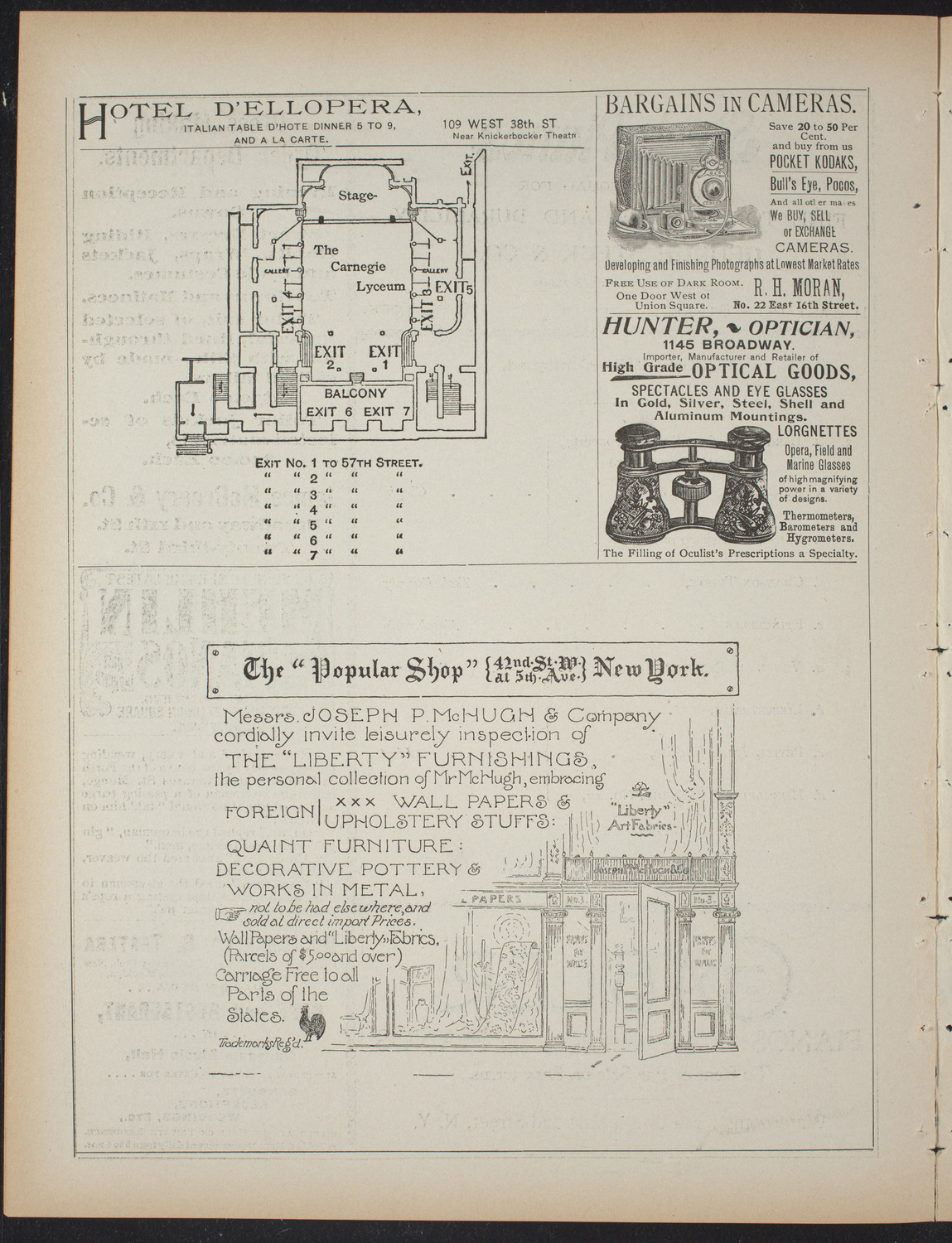 William H. Barber, March 1, 1897, program page 6
