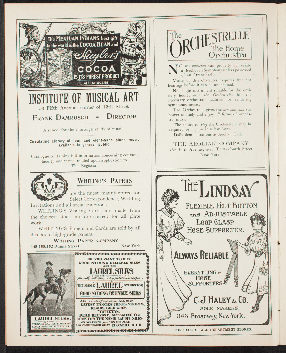 New York Philharmonic, March 16, 1907, program page 6