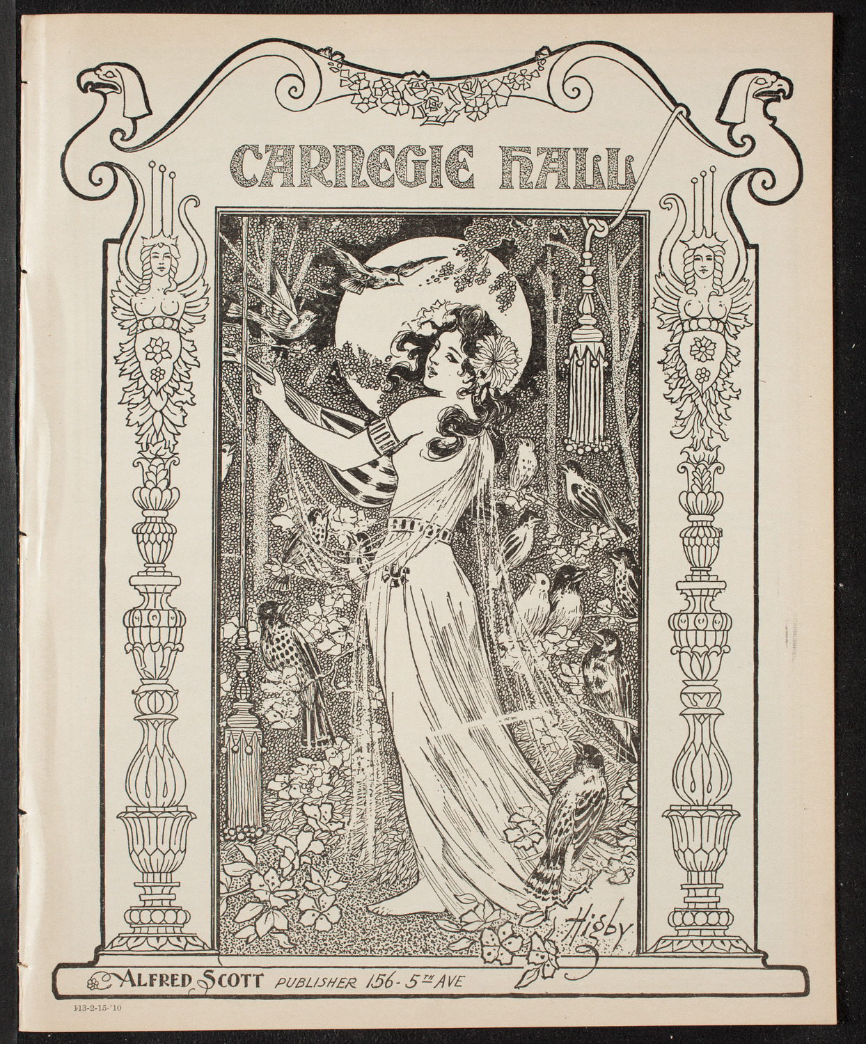 Tribute: Leopold Damrosch, February 15, 1910, program page 1