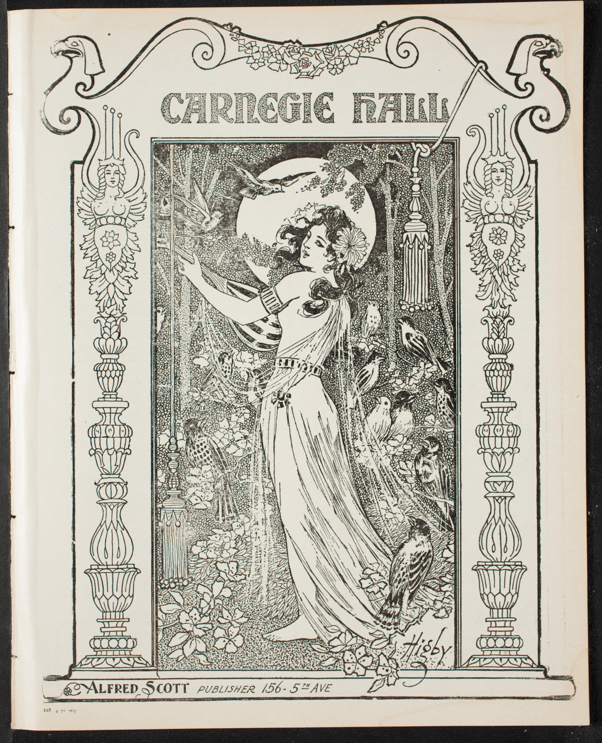 New York Festival Chorus and Orchestra, April 7, 1907, program page 1