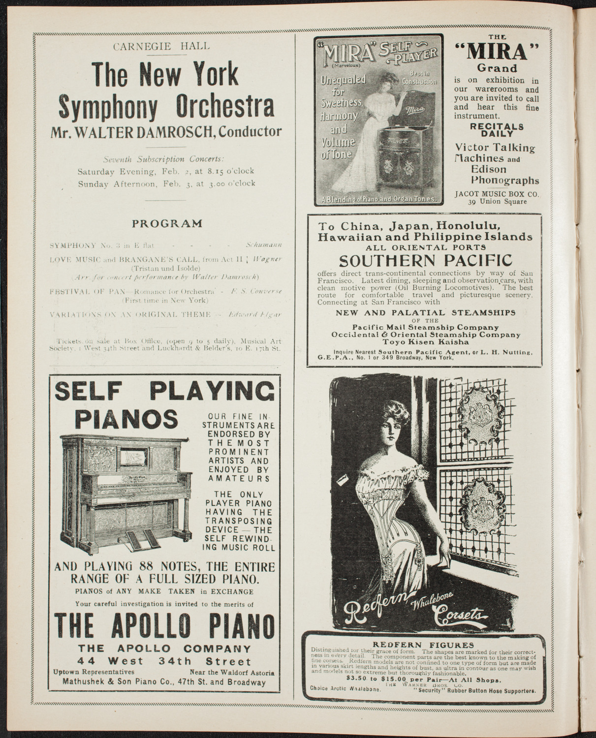 People's Symphony Concert, February 1, 1907, program page 2
