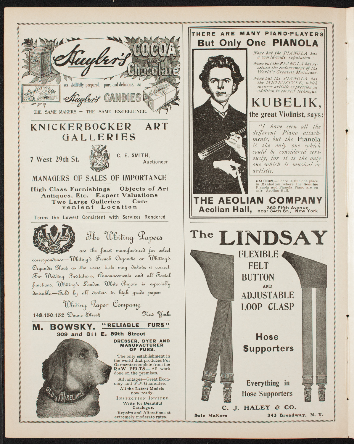 Young Men's Symphony Orchestra of New York, April 22, 1906, program page 6
