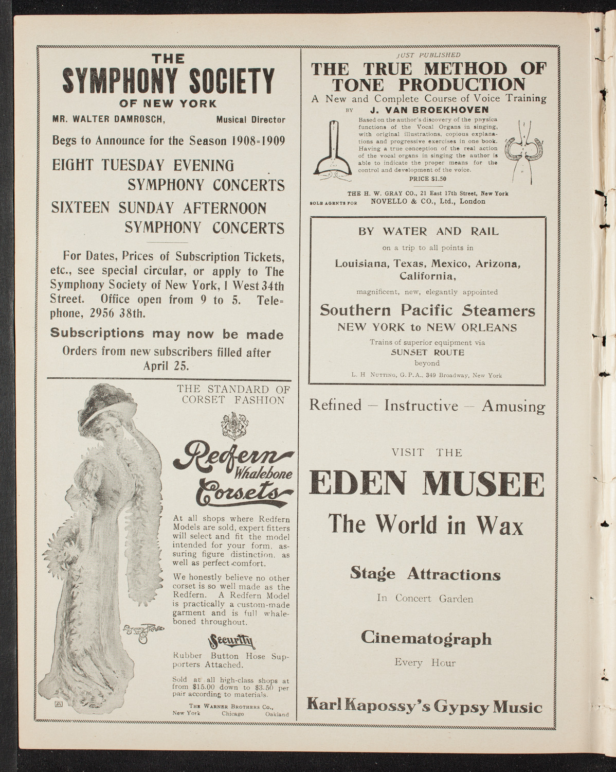 Christian Socialist Fellowship Conference, May 31, 1908, program page 2