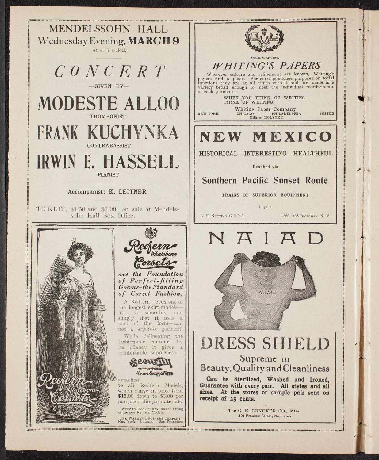 Symphony Concert for Young People, March 5, 1910, program page 2