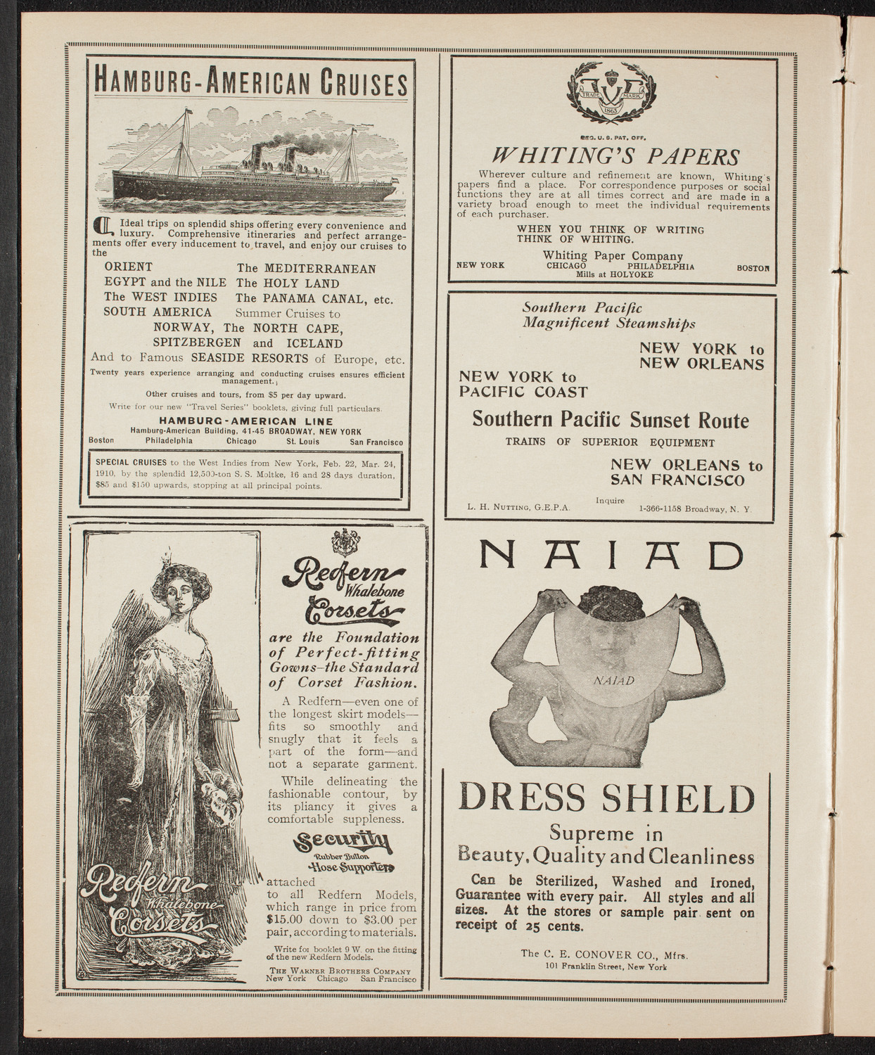 Burton Holmes Travelogue: Italy, February 6, 1910, program page 2