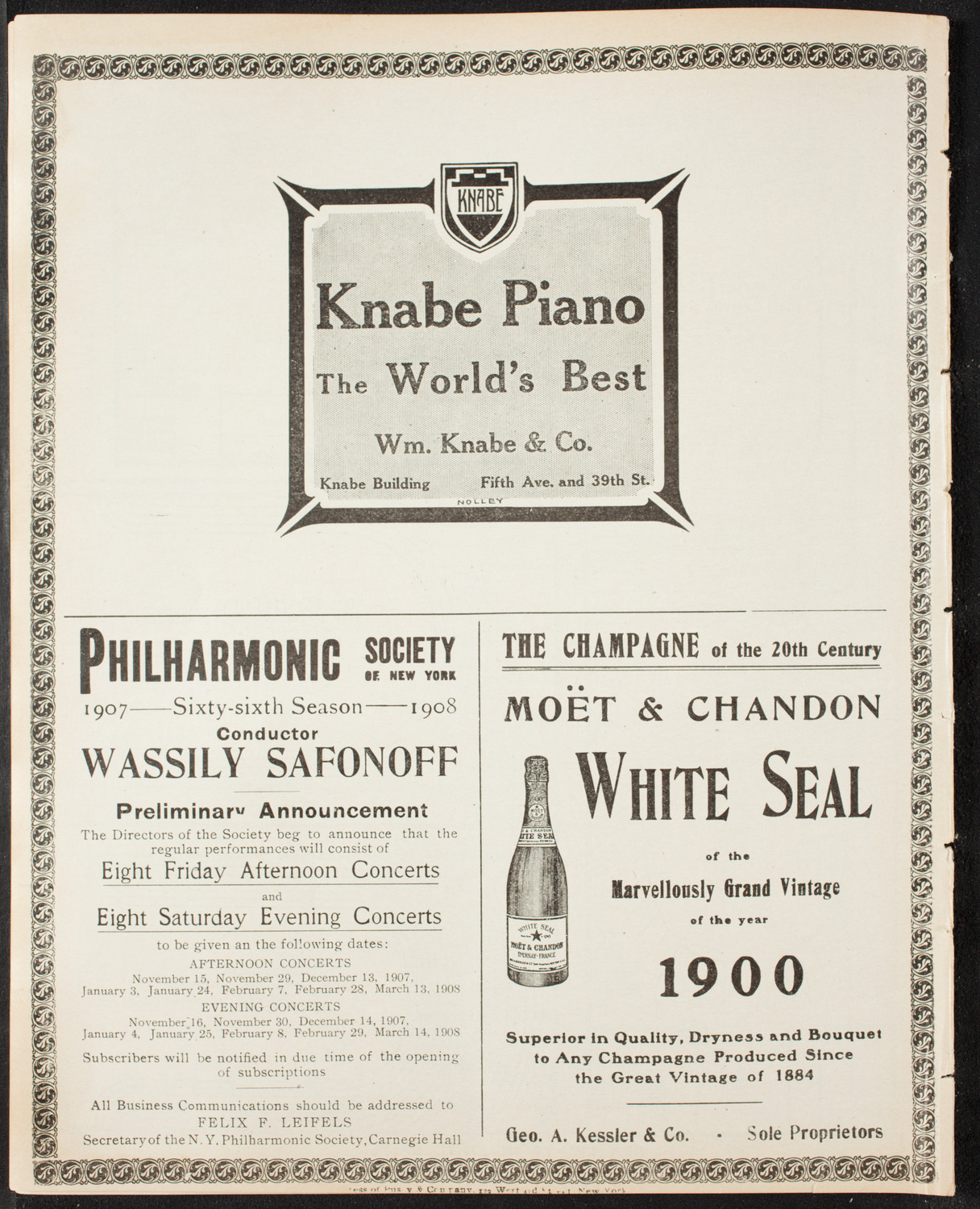 Cathedral School Silver Jubilee Celebration, April 28, 1907, program page 12