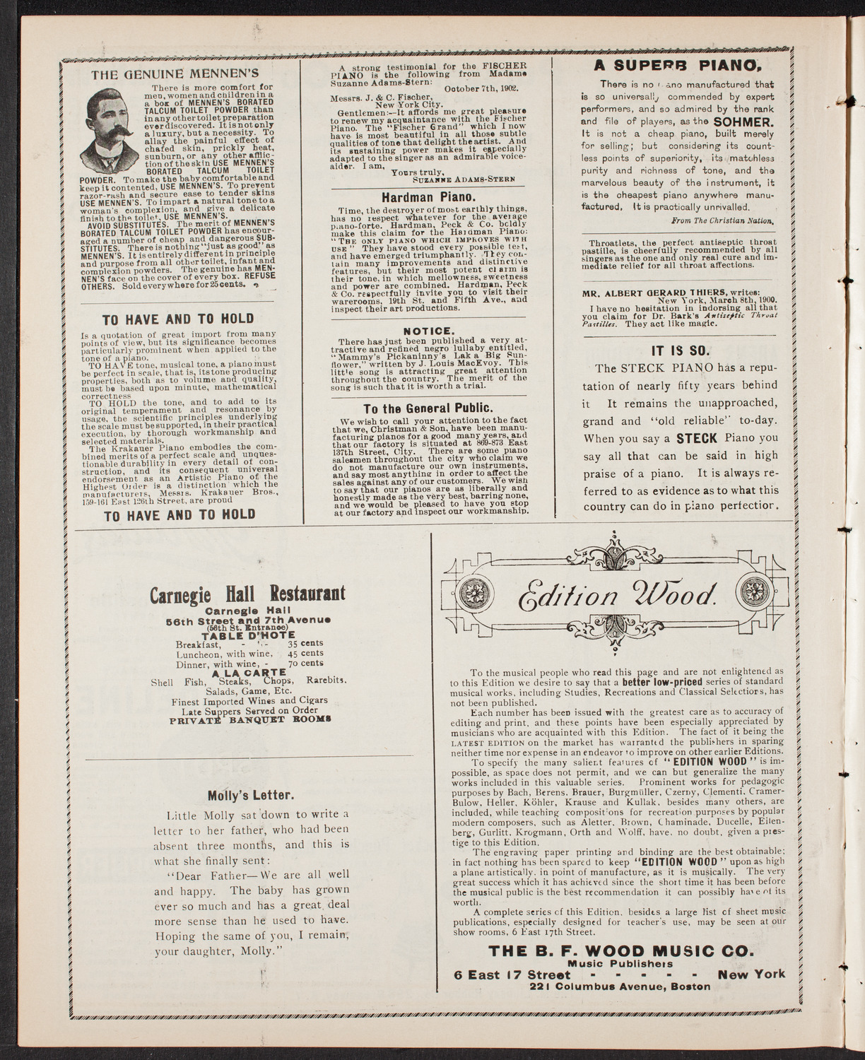 Graduation: College of Pharmacy of the City of New York, April 30, 1903, program page 10