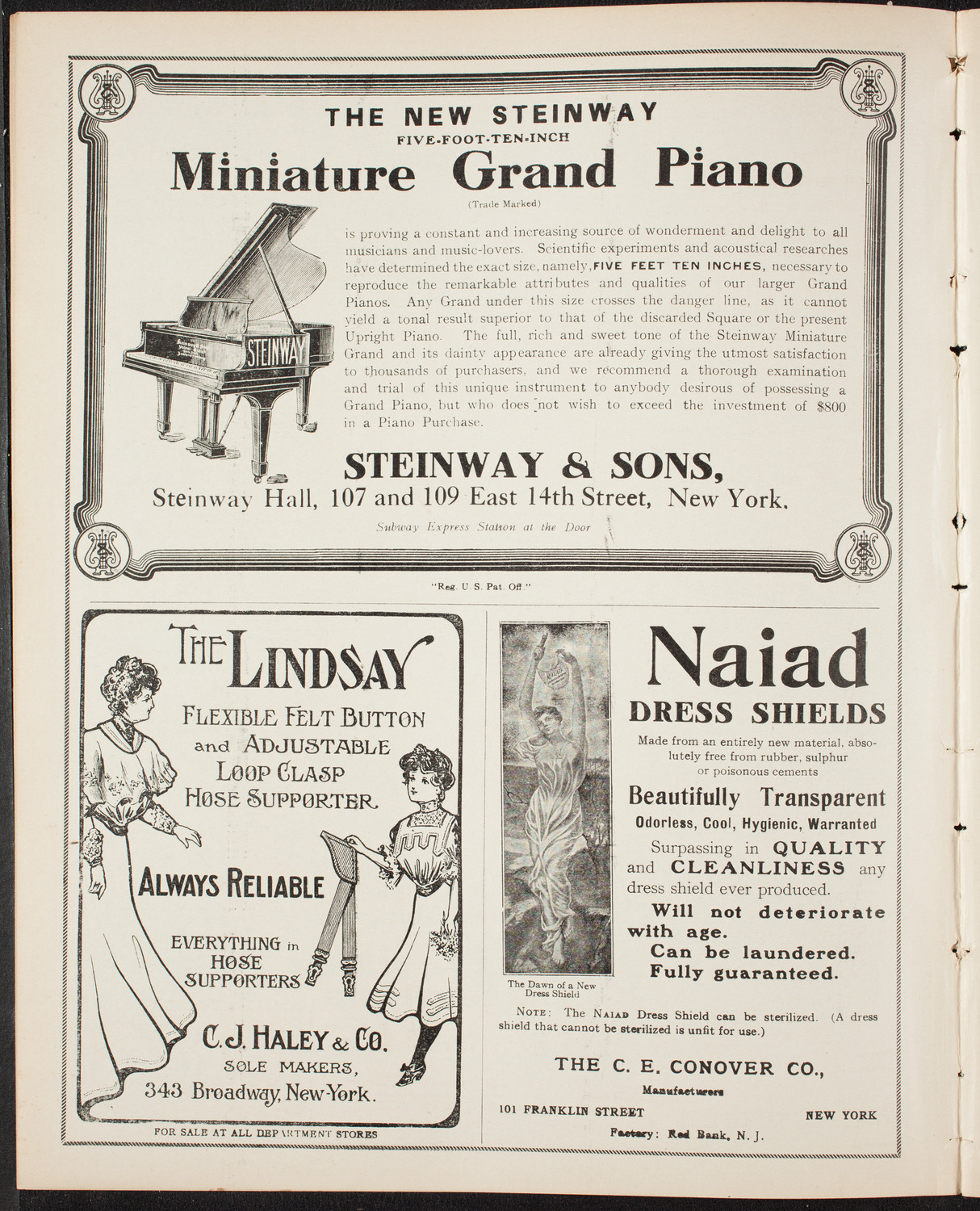 The Civic Forum, March 8, 1908, program page 4