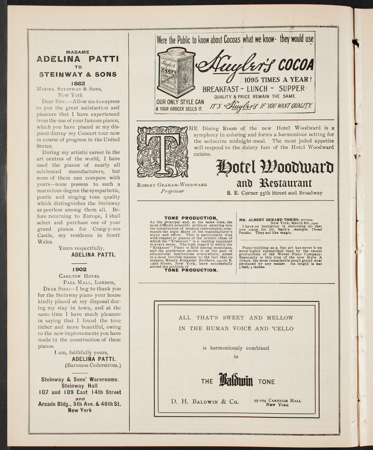 New York Philharmonic, February 13, 1904, program page 4