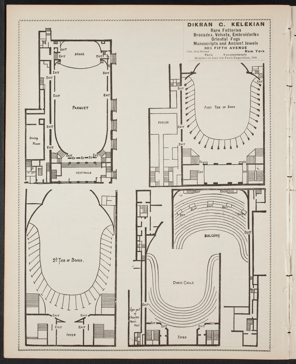 Benefit: German Hospital and Dispensary, December 8, 1901, program page 4