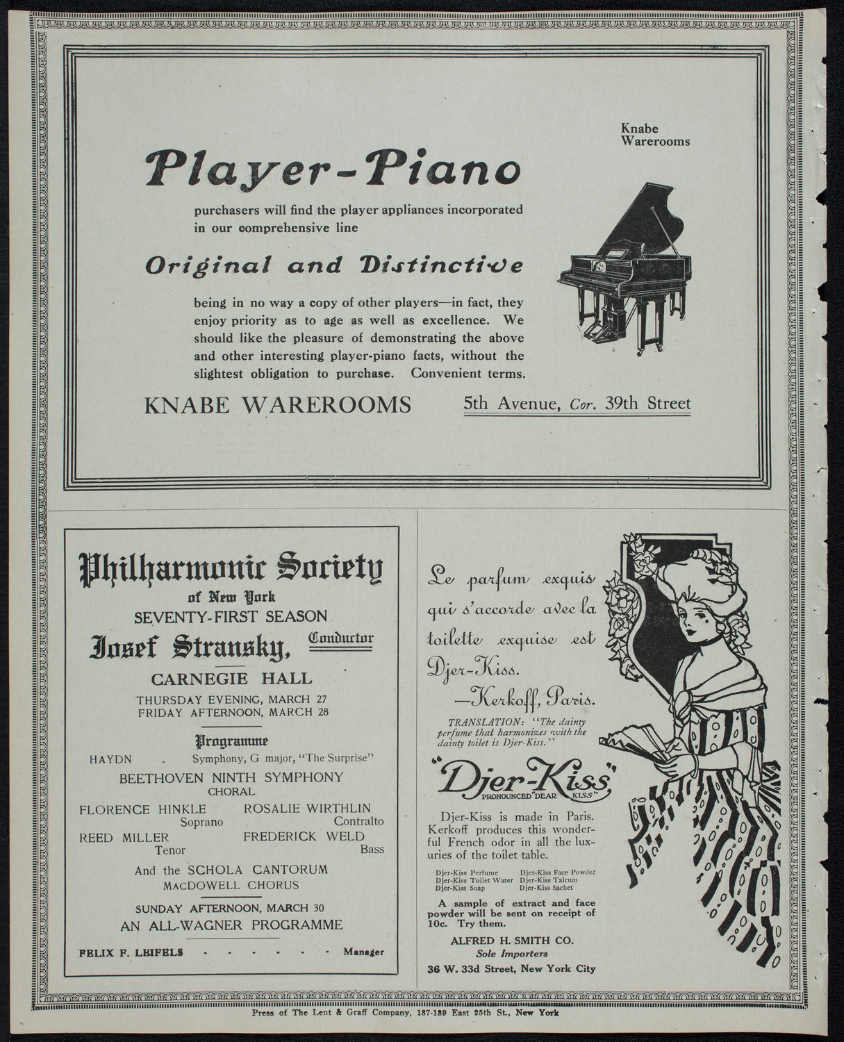 People's Symphony Concert, March 23, 1913, program page 12