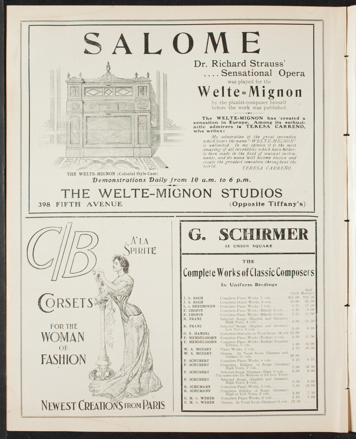 New York Festival Chorus and Orchestra, April 7, 1907, program page 8