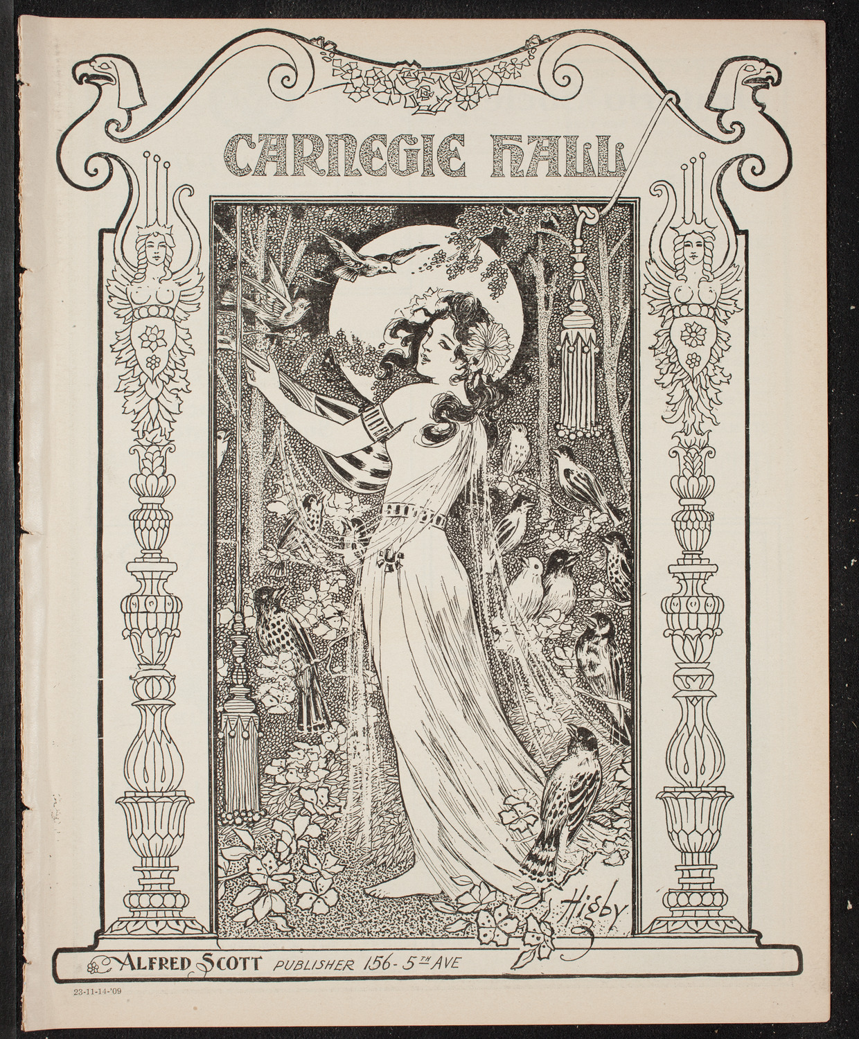 Elmendorf Lecture: At the Gates of the East, November 14, 1909, program page 1