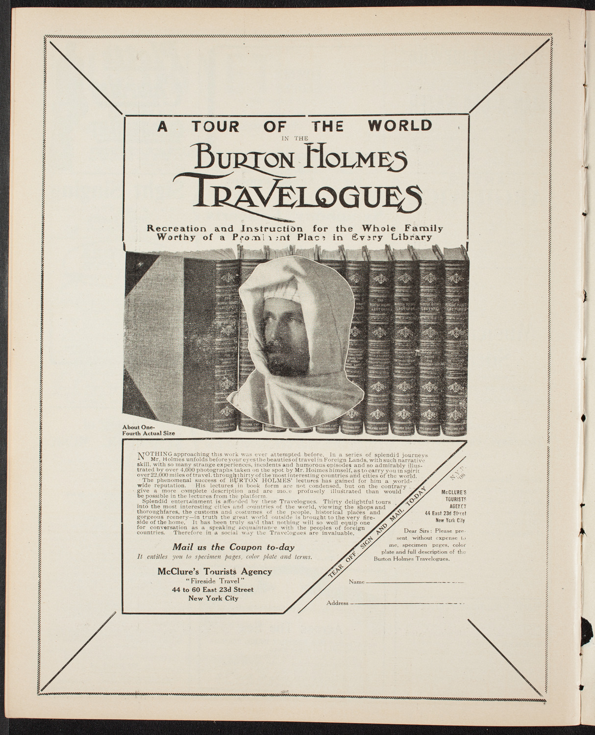 Burton Holmes Travelogue: London, February 2, 1908, program page 10