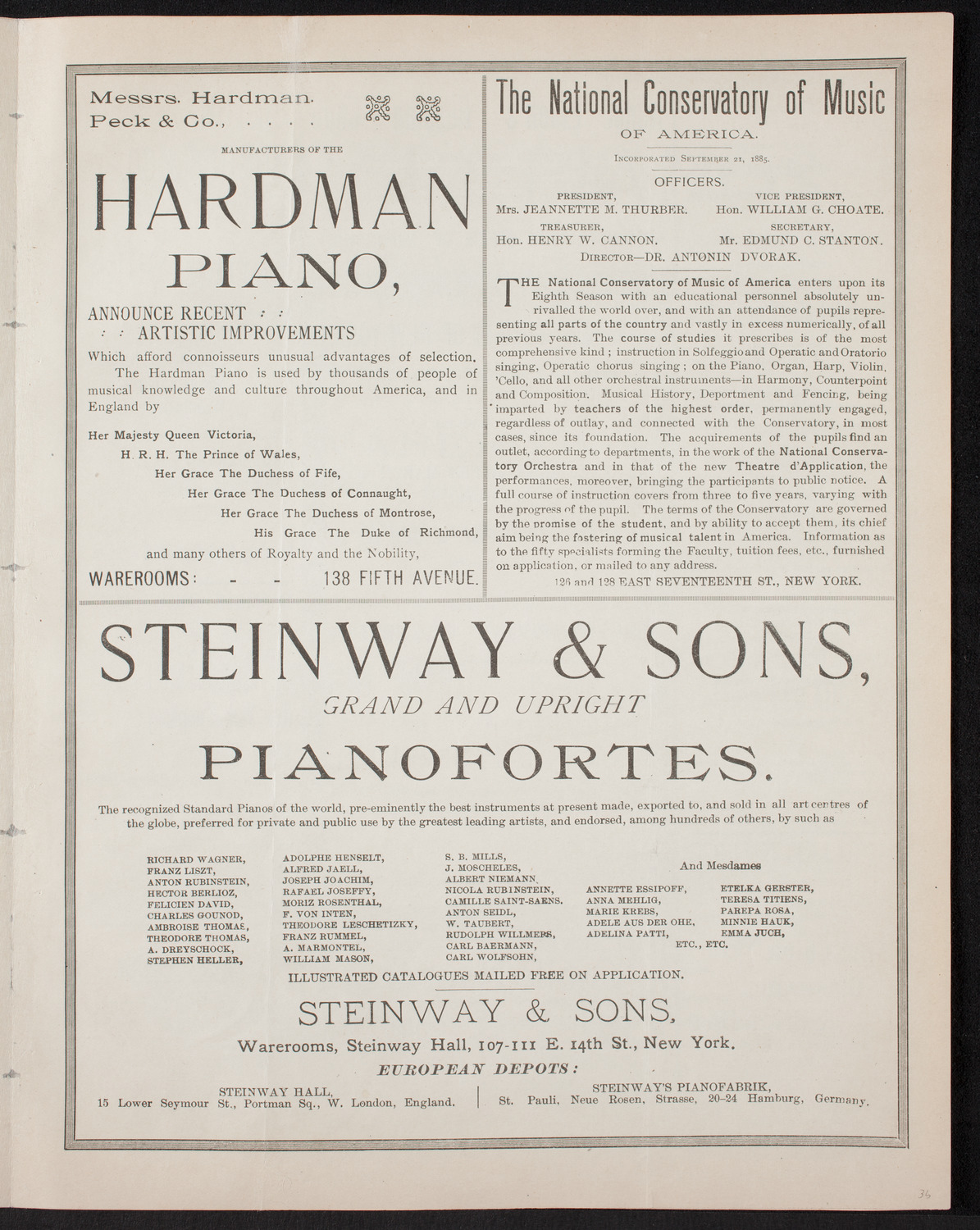 New York Symphony Orchestra, February 4, 1893, program page 5