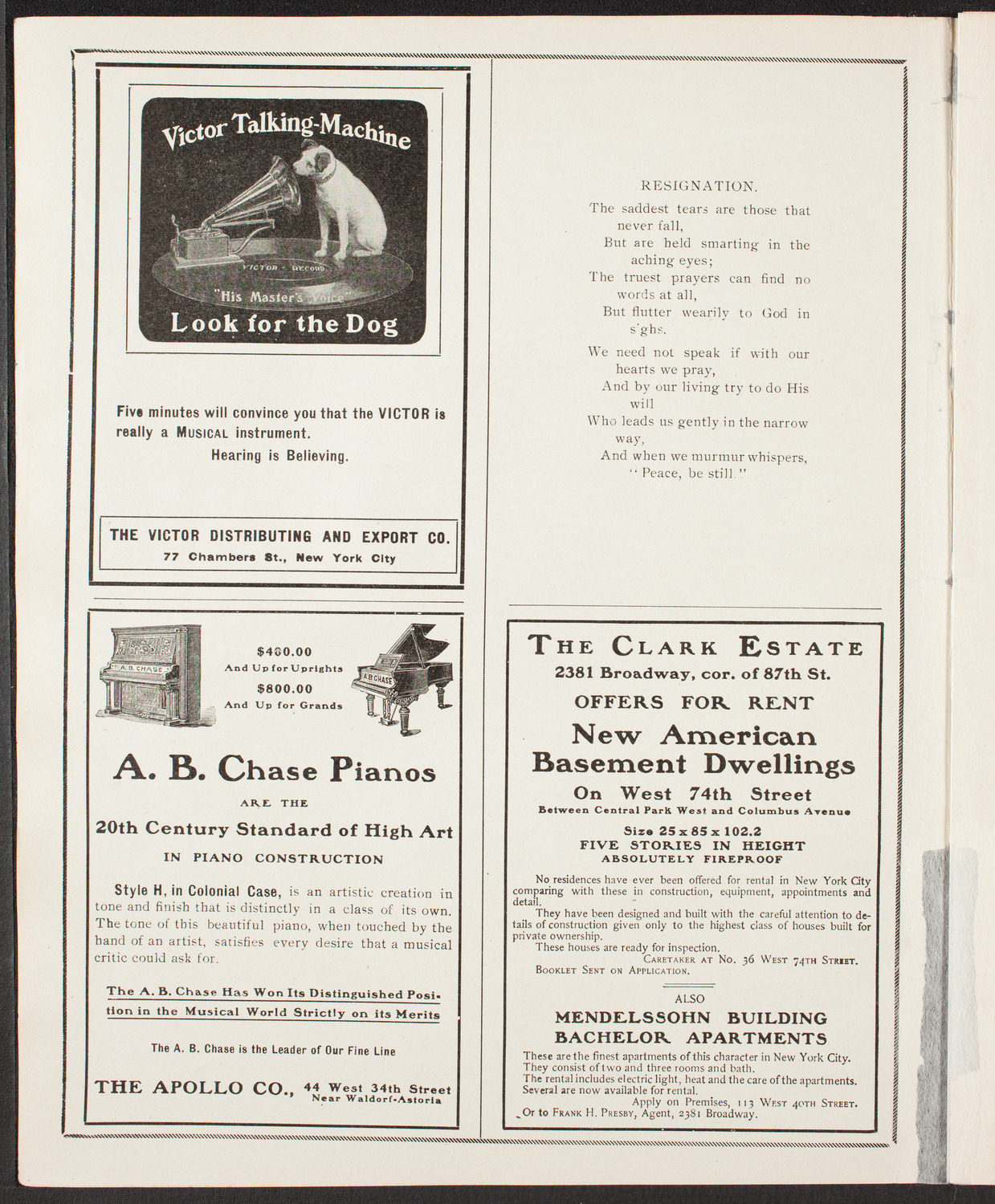 Graduation: Packard Commerical School, May 22, 1905, program page 2