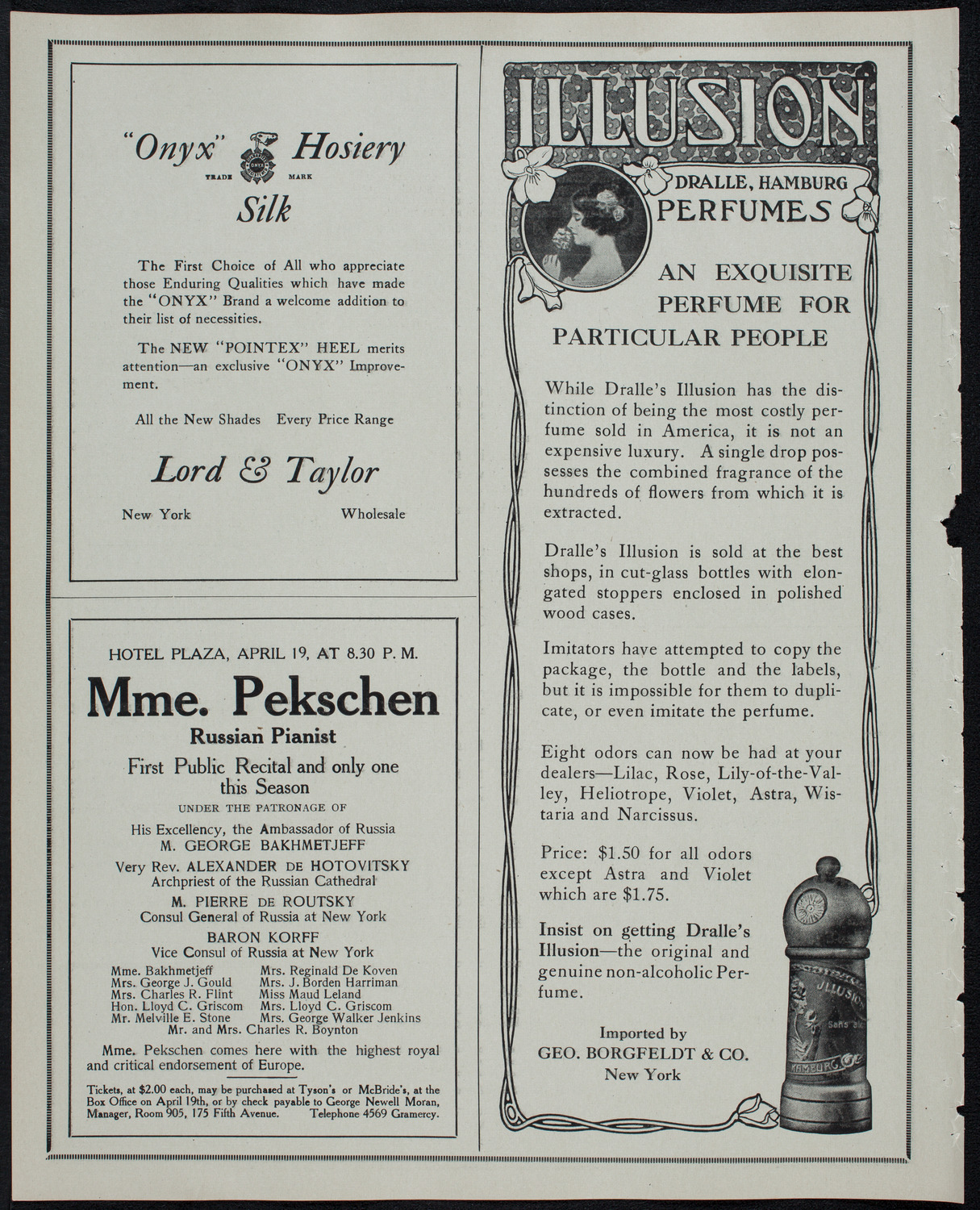 Elena Gerhardt, Soprano, April 15, 1913, program page 8